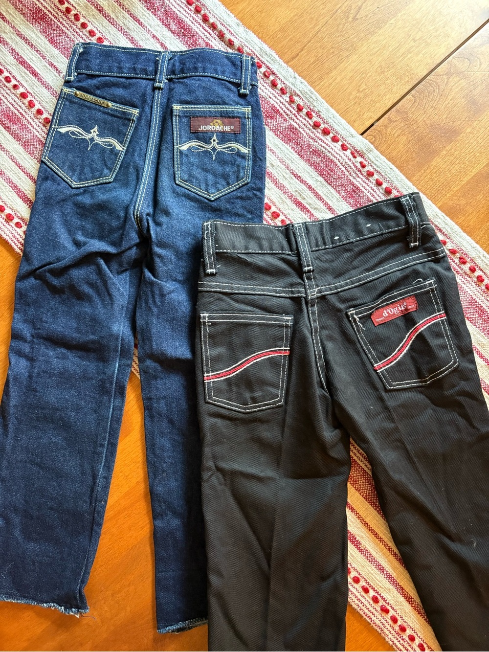Vintage Jordache and D’ogio Kids Jeans in Blue and Black Den
